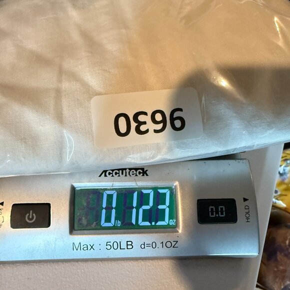 Eileen Fisher Women L Organic Linen Tunic Shirt White 3/4 Sleeve Button Blouse - Picture 8 of 8